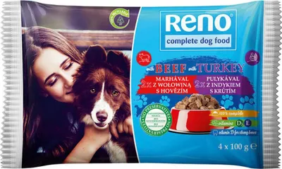Image de Reno PES 4x100g POCHE BŒUF, DINDON