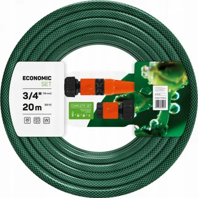 Image de Jeu de tuyaux ECONOMIC 3/4" 20 m + accessoires