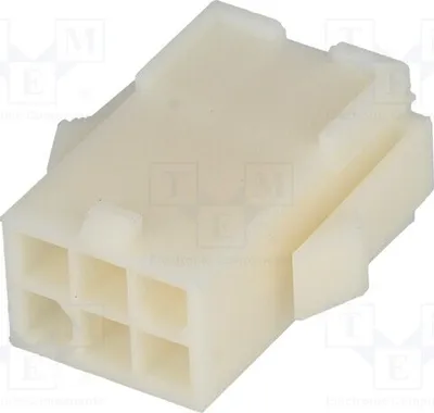 Zdjęcie produktu dla 1 sztuka złącza kablowego/płytkowego, męskie, 6 pinów, 4,14 mm, 250 V, numer katalogowy: 172160-1, Signteckve