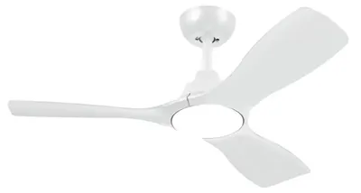 Image de Philips Plafonnier Olas avec ventilateur, 30 W (ventilateur) + 24 W (éclairage), Ventilateur domestique à hélice, Blanc, Plafonnier, Métal, IP20, I