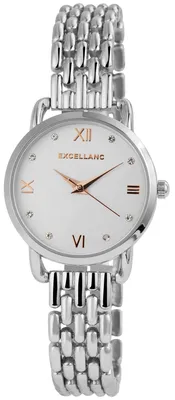 Produktbild von Damenuhr Metall EX0509 mit Metallarmband und Mineralglas