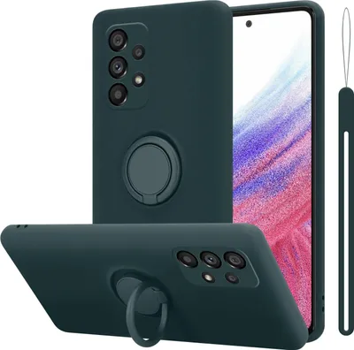 Produktbild von Cadorabo Hülle für Samsung Galaxy A53 5G Schutz Hülle in Grün Handyhülle TPU Etui Case Cover
