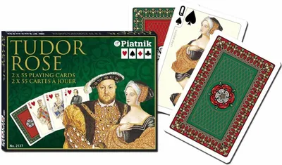 Obrázek produktu pro Piatnik Tudor Rose, 55 kusů, Plast, Chlapec/děvče, Děti/dospělí, Tudor, Krabice