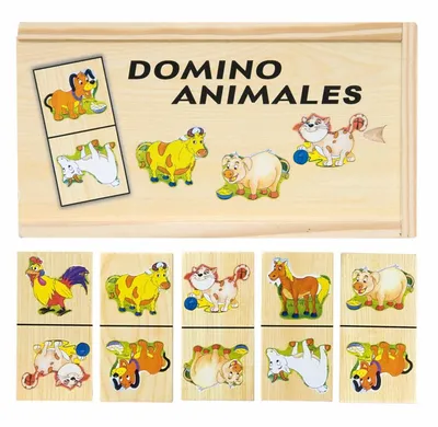 Image de Domino Woody Woody Animaux de la ferme 90093