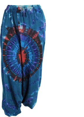 Produktbild von Haremshose - Pluderhose - Aladinhose - Pumphose - Goa - Batik - Modell 07 S/M