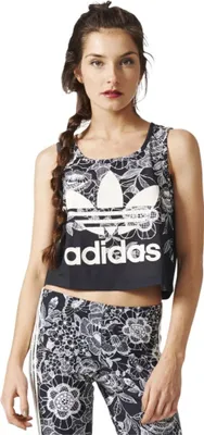 Image de Adidas T-shirt Originals The Farm Florido Crop Tank Top, BJ8403, Pointure: 164
