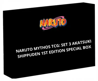 Image de Naruto Mythos Tcg: Set 3 Akatsuki Shippuden 1St Edition Special Box