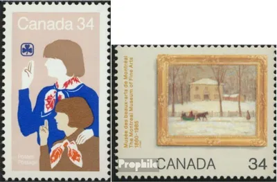 Produktbild von Briefmarken Kanada 1985 Mi 971,985 (kompl.Ausg.) postfrisch Pfadfinderinnen