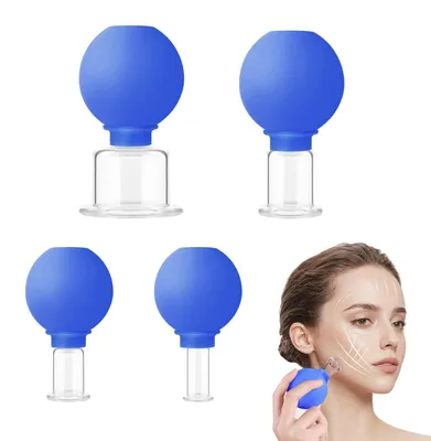 Imagen del producto de Juego de ventosas de silicona para masaje, ideal para la relajación