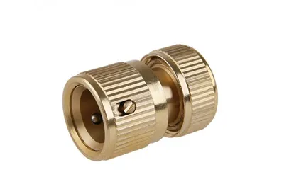 Produktbild von Schnellkupplung + Absperrventil, 1/2" Messing