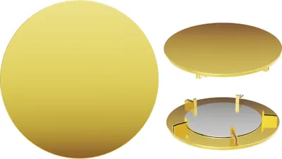 Immagine prodotto di Tappo per lavello oro Tappo rotondo Sifone
