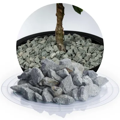 Produktbild von Schicker Mineral-Diabas Ziersplitt grau 25 kg-11-22mm