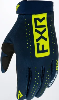 Produktbild von FXR Reflex Motocross Handschuhe, blau/gelb, M
