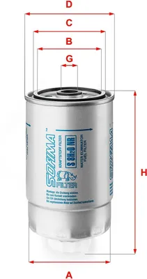 Produktbild von Kraftstofffilter SOFIMA S 8H2O NR