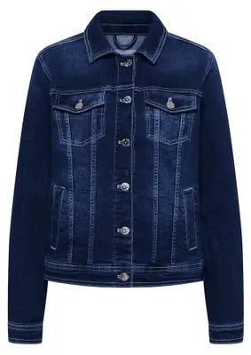 Produktbild von Cecil (304) Style NOS Denim Jacket, mid blue wash 10281 10281 XL