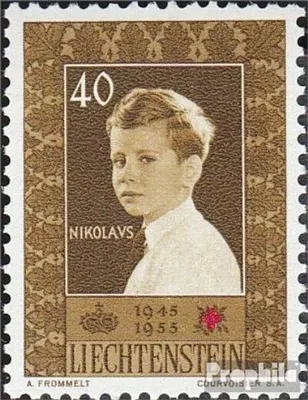 Produktbild von Briefmarken Liechtenstein 1955 Mi 340 postfrisch Rotes Kreuz