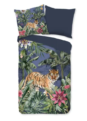Produktbild von Duvet cover Pure 135x200 + 1* 80x80 cm - tiger in the jungle