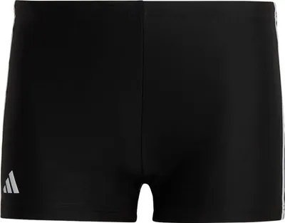 Produktbild von adidas Classic 3-Streifen Boxer-Badehose Herren 000 - black/white 7