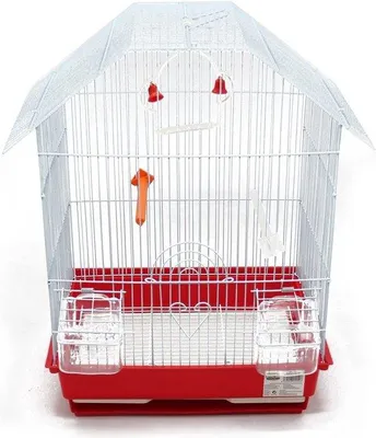 Produktbild von Famanu Vogelkäfig mit Zubehör - Für Papageien und Kanarienvögel