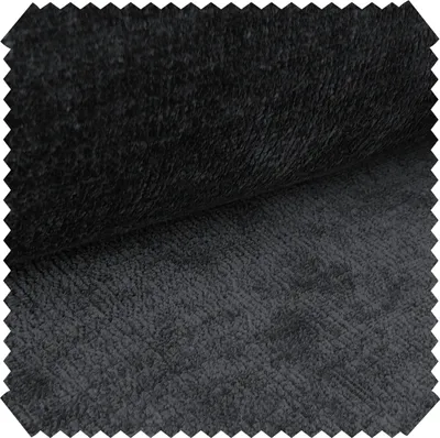 Produktbild von novely® PERU Weicher Polsterstoff Möbelstoff Bezugsstoff Chenille-Stoff | Meterware | 1 lfm - Farbe: 90 Graphit