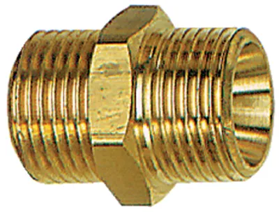Obrázok produktu pre Riegler dvojitá vsuvka mosadzný vonkajší závit G3/8 "xG3/8" SW19mm
