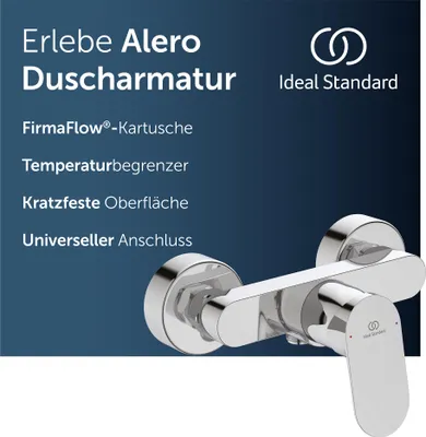 Produktbild von Ideal Standard Alero Brausearmatur, für Aufputz-Montage – Chrom