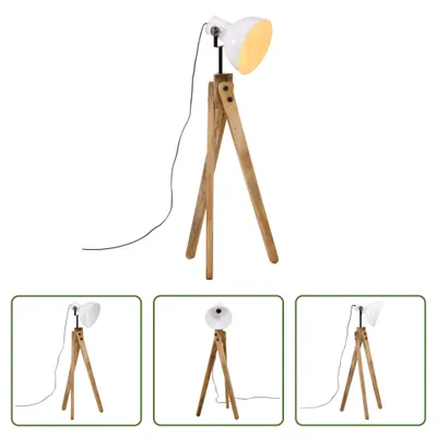 Produktbild von The Living Store Stehleuchte 25 W Weiß 45x45x120 cm E27