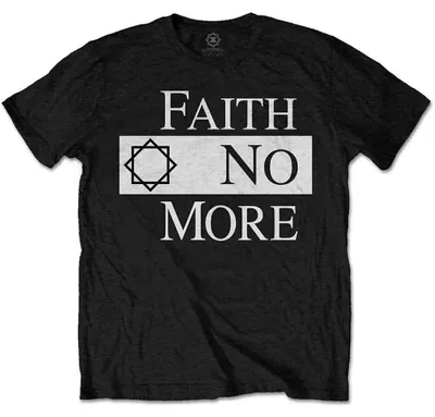 Produktbild von Faith No More Classic Logo V.2 Black XL T-Shirt
