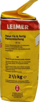 Produktbild von Leimer Panat Paniermischung mit feinen Gewürzen und Ei 2500g