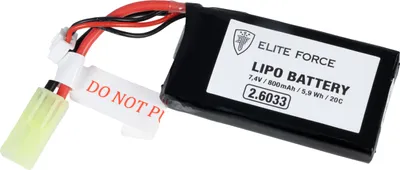 Zdjęcie produktu dla Akumulator do replik ASG Elite Force 7,4 V, 800 mAh, 20 C
