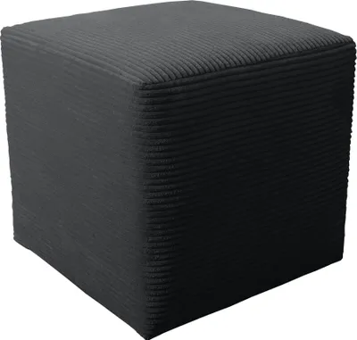 Produktbild von Kubus I Sitzwürfel Hocker Sitzhocker 45x45x45 cm Cordstoff Graphite grau