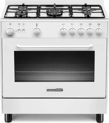 Image de Bertazzoni La Germania S85C21W/24 Cuisinière indépendante à gaz, blanc