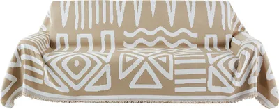 Image de VEVOR Housse de canapé (299 x 81 cm) Boho, protège-coussins chenille antidérapant pour canapés d'angle, housse de protection Loveseat lavable & anti-rayures pour protection de canapé chat/chien, housse de canapé Kaki