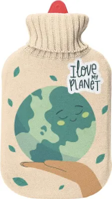Immagine prodotto di Borsa dell'acqua calda EDM 78991 I Love My Planet 2 L