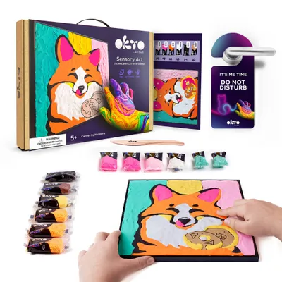 Produktbild von OKTO Liška Mal-Set für Leinwand 29 x 29 cm