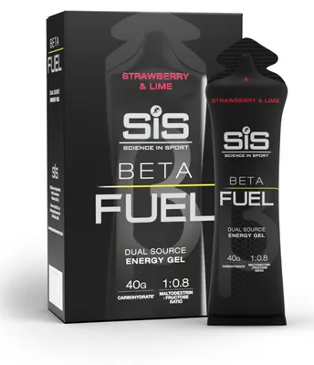 Produktbild von Science in Sport BETA Fuel Gel 6x60ml Erdbeere Limette