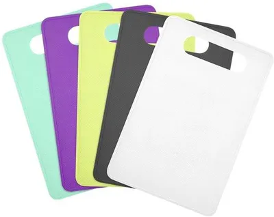 Obrázok produktu pre Plastová krájacia doska – antibakteriálna – sada 5 kusov – 29 x 19 cm – vhodná do umývačky riadu