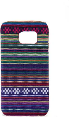 Produktbild von Handyhülle aus Stoff-Case für Samsung Galaxy S6 Edge Cover Etuis Bumper Violett