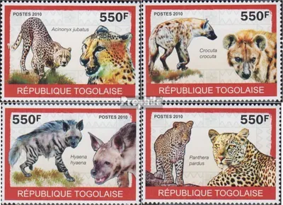 Produktbild von Briefmarken Togo 2010 Mi 3463-3466 (kompl.Ausg.) postfrisch Raubtiere