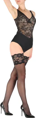 Produktbild von Giulia halterlose Strümpfe Passion 20 Schwarz XS/S