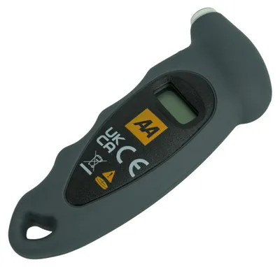 Zdjęcie produktu dla Miernik ciśnienia w oponach cyfrowy - wyświetlacz LCD z podświetleniem - 100 PSI - Samochody i motocykle - Do samochodu, motocykla i roweru