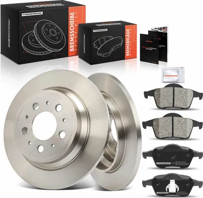 Produktbild von Frankberg 2x Bremsscheiben 4x Bremsbeläge Hinterachse für Volvo S60 I S80 I V70 II XC70 Cross Country