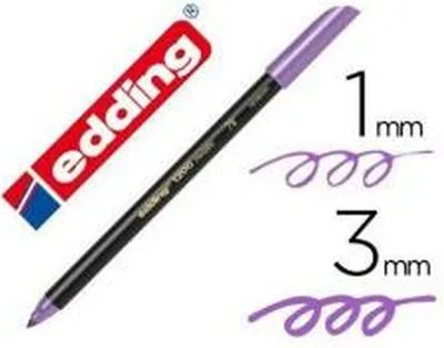 Imagen del producto de Marcador Edding 1200-78, color violeta (paquete de 10 unidades)