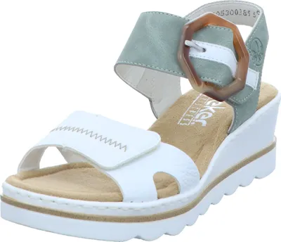 Produktbild von Rieker Damen Sandalen/Sandaletten grün