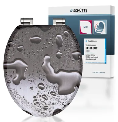Produktbild von SCHÜTTE. MDF WC-Sitz GREY STEEL, mit Absenkautomatik