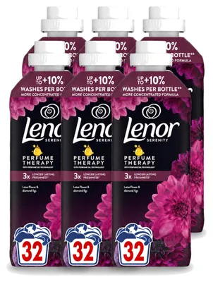 Produktbild von 6 x Lenor Weichspüler Lotusblüte & Diamantfeige 675 ml - Vorteilspackung - 6 Stücke
