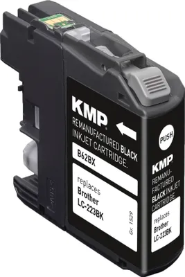 Produktbild von KMP Tintenpatrone passend für Brother LC223BK Black