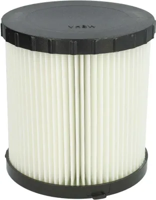 Produktbild von vhbw Faltenfilter kompatibel mit Dewalt DCV581h, DCV584l, DCV580h, DCV582, DCV580, DCV581 Staubsauger - Patronenfilter Schwarz Weiß