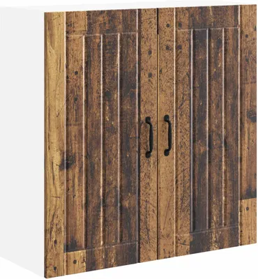 Produktbild von vidaXL Wandschrank LUCCA Altholz 80 x 31 x 80 cm Holzwerkstoff