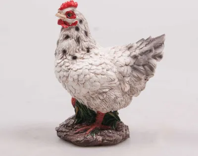 Produktbild von Farmwood Animals Gartenbild Hühnchen Mini Weiß 5x5x12cm